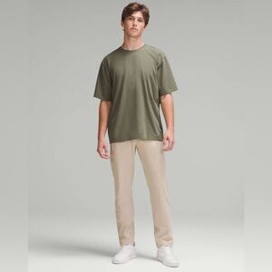 LULULEMON ABC Classic-Fit Pant 37" Warpstreme in Light Khaki (Trench) Size 34